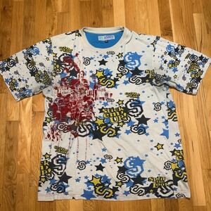 Y2K G-Unit The Heist All Over Print T-Shirt 3XL‎ Hip Hop Streetwear
